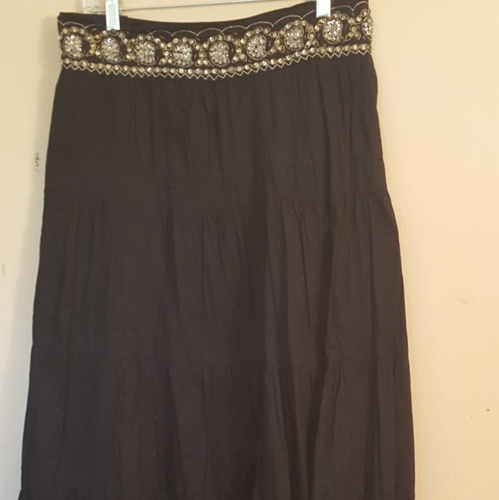 Jeweled waist skirt